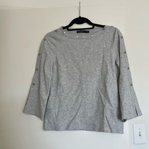 Karen Millen Grey 3/4 sleeves M